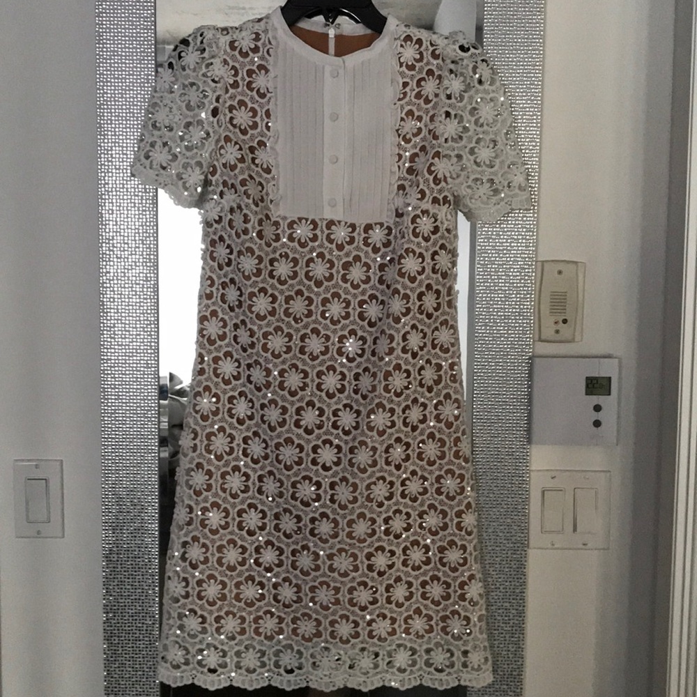 NWT - Michael Kors Sequined Floral Lace Dress